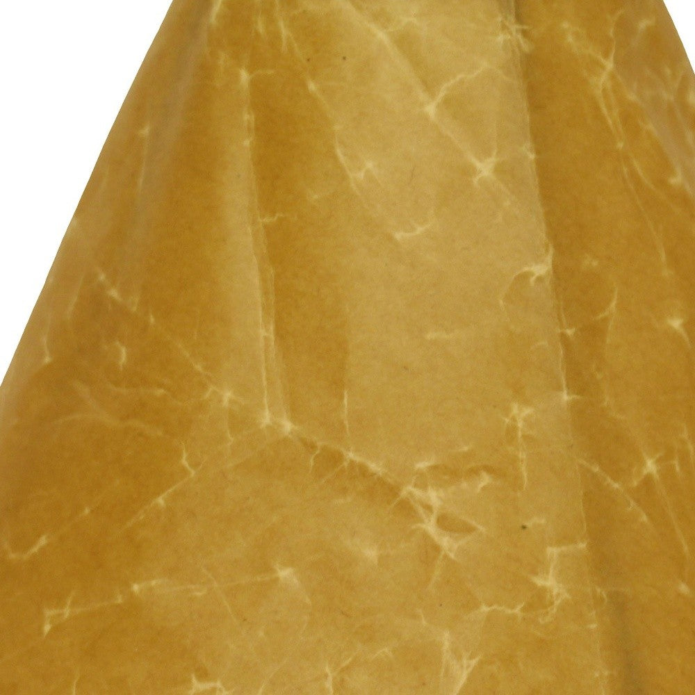 18" Brown Slanted Empire Crinkle Oil Paper Lampshade - Homeroots - Flyclothing LLC