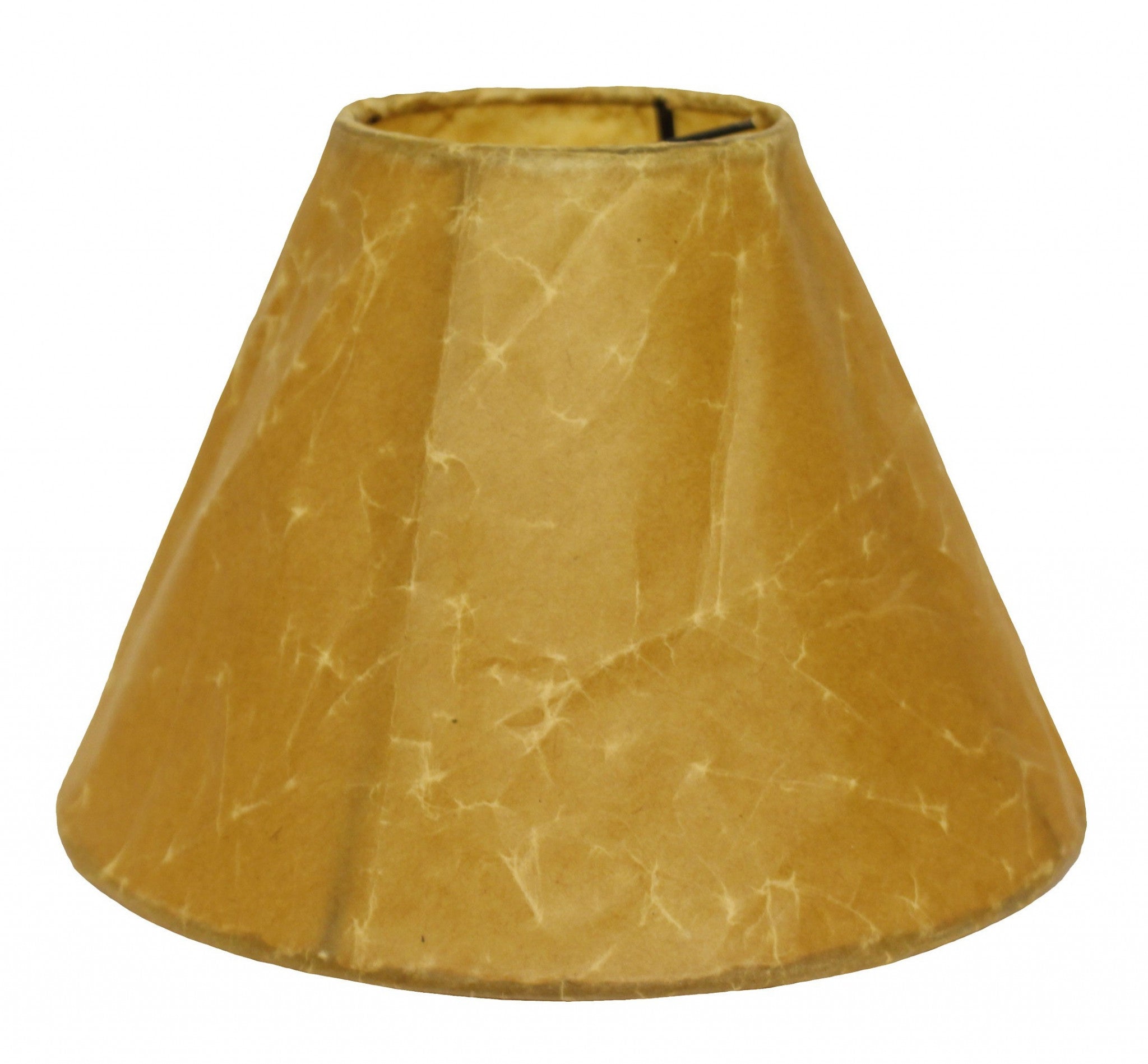 18" Brown Slanted Empire Crinkle Oil Paper Lampshade - Homeroots - Flyclothing LLC