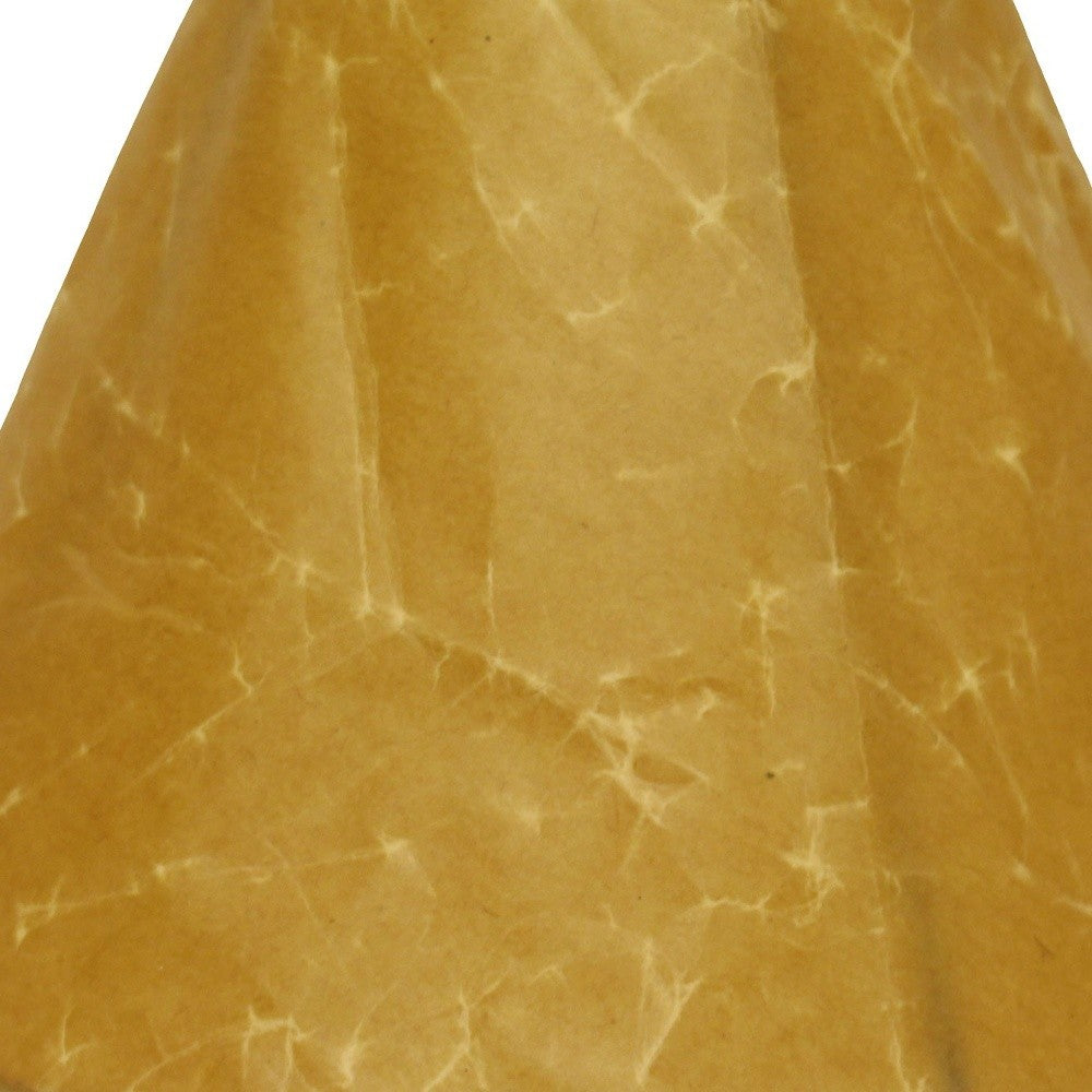 18" Brown Slanted Empire Crinkle Oil Paper Lampshade - Homeroots - Flyclothing LLC