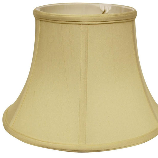 Antiqued White Monay Shantung Silk Drum Lamp Shade