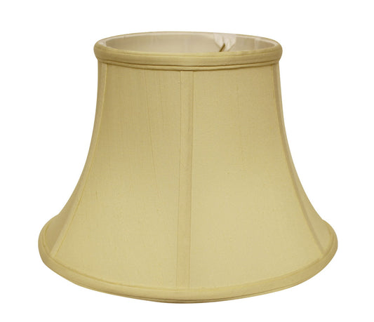 Antiqued White Monay Shantung Silk Drum Lamp Shade