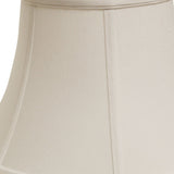 15" Snow Drum No Slub Lampshade - Homeroots