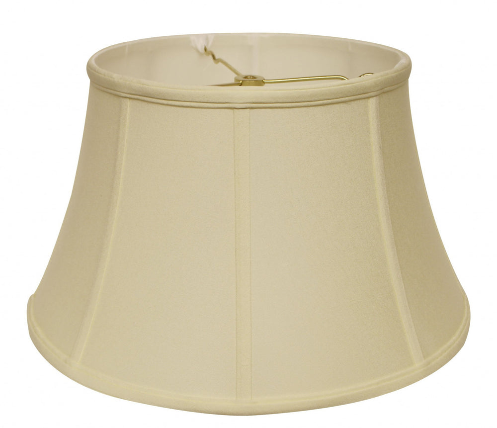 15" Ivory Drum No Slub Lampshade - Homeroots