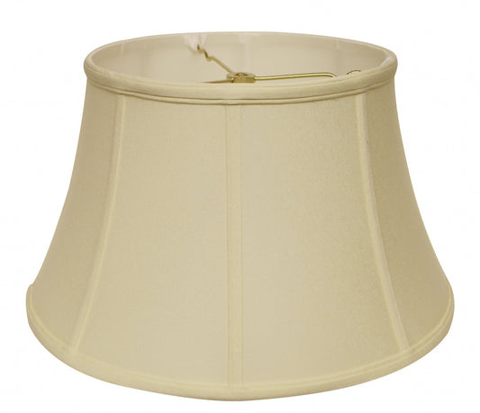15" Ivory Drum No Slub Lampshade - Homeroots