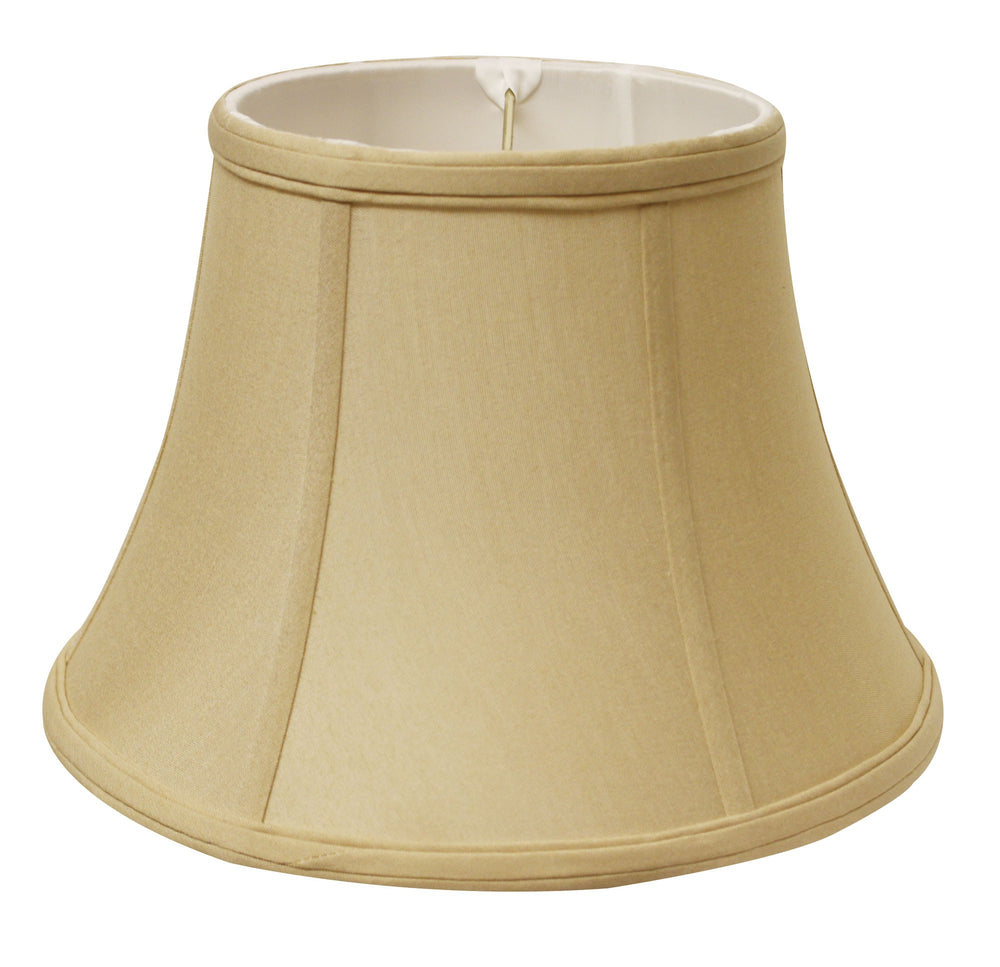 18" Pale Brown Drum No Slub Lampshade - Homeroots