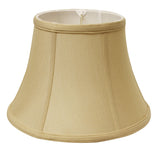 18" Pale Brown Drum No Slub Lampshade - Homeroots