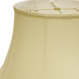 18" Antique White Drum Monay Shantung Lampshade - Homeroots - Flyclothing LLC