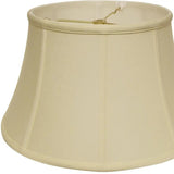 19" Ivory Drum No Slub Lampshade - Homeroots