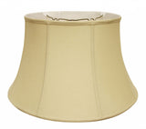 19" Pale Brown Drum Linen Lampshade - Homeroots - Flyclothing LLC