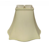 10" Ivory Premium Square Monay Shantung Lampshade - Homeroots - Flyclothing LLC