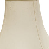 16" White Premium Square Monay Shantung Lampshade - Homeroots - Flyclothing LLC