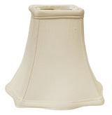 18" White Premium Square Monay Shantung Lampshade - Homeroots - Flyclothing LLC