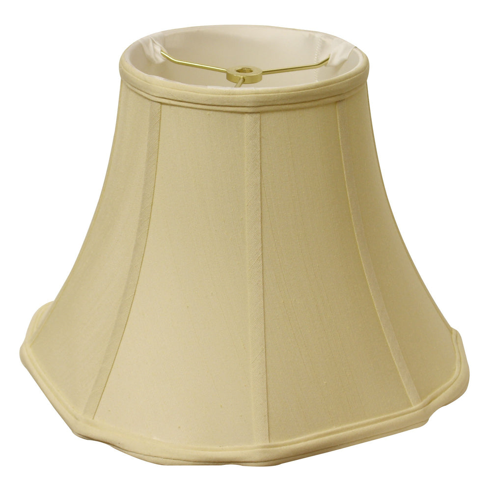 18" Antique White Octagon Monay Shantung Lampshade - Homeroots