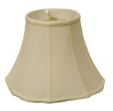 18" Ivory Octagon Monay Shantung Lampshade - Homeroots