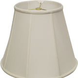 18" White Slanted Empire Monay Shantung Lampshade - Homeroots - Flyclothing LLC