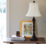 10" Off White Premium Bell Monay Shantung Lampshade - Homeroots