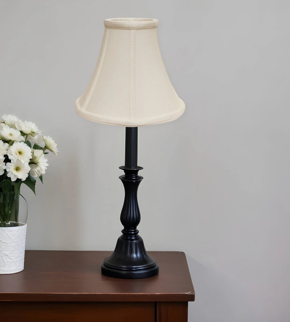 10" Off White Premium Bell Monay Shantung Lampshade - Homeroots
