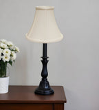 10" Off White Premium Bell Monay Shantung Lampshade - Homeroots
