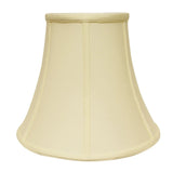 16" Ivory Premium Bell No Slub Lampshade - Homeroots