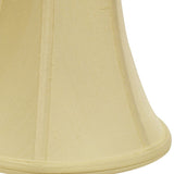 16" Antique White Premium Bell Monay Shantung Lampshade - Homeroots