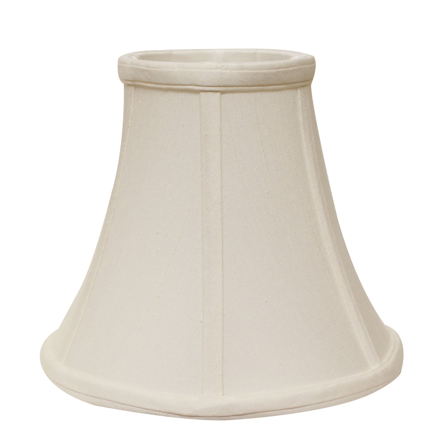 18" White Premium Bell Monay Shantung Lampshade - Homeroots - Flyclothing LLC