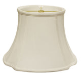 Cream Monay Shantung Silk Oval 13 Bottom - Homeroots
