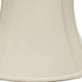Cream Monay Shantung Silk Oval 13 Bottom - Homeroots