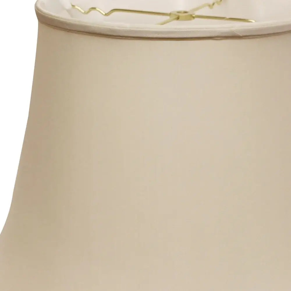 16" Biege Sloped Euro Bell Pongee Shantung Lampshade - Homeroots - Flyclothing LLC