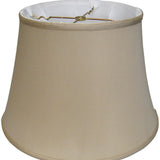 16" Greige Sloped Euro Bell Pongee Shantung Lampshade - Homeroots - Flyclothing LLC