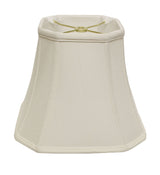 10" White Slanted Square Bell Monay Shantung Lampshade - Homeroots - Flyclothing LLC