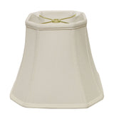 10" White Slanted Square Bell Monay Shantung Lampshade - Homeroots - Flyclothing LLC