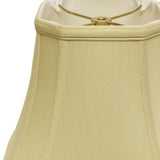 16" Antique White Slanted Square Bell Monay Shantung Lampshade - Homeroots