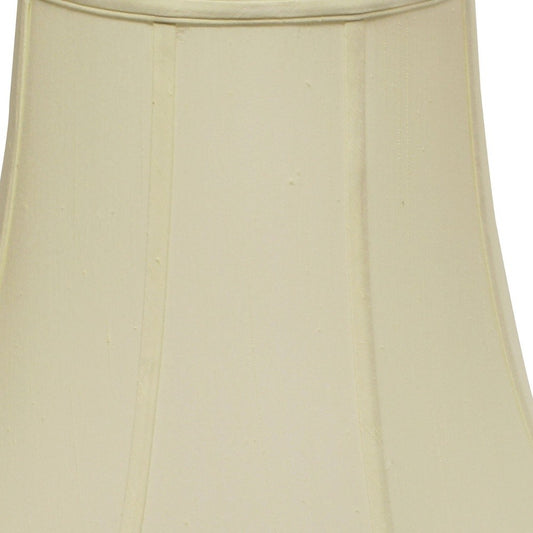 18" Ivory Premium Octagon Monay Shantung Lampshade - Homeroots