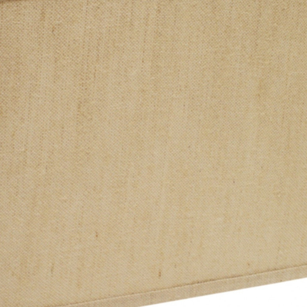 14" Golden Fiber Throwback Rectangle Burlap Lampshade - Homeroots - Flyclothing LLC