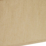 14" Golden Fiber Throwback Rectangle Burlap Lampshade - Homeroots