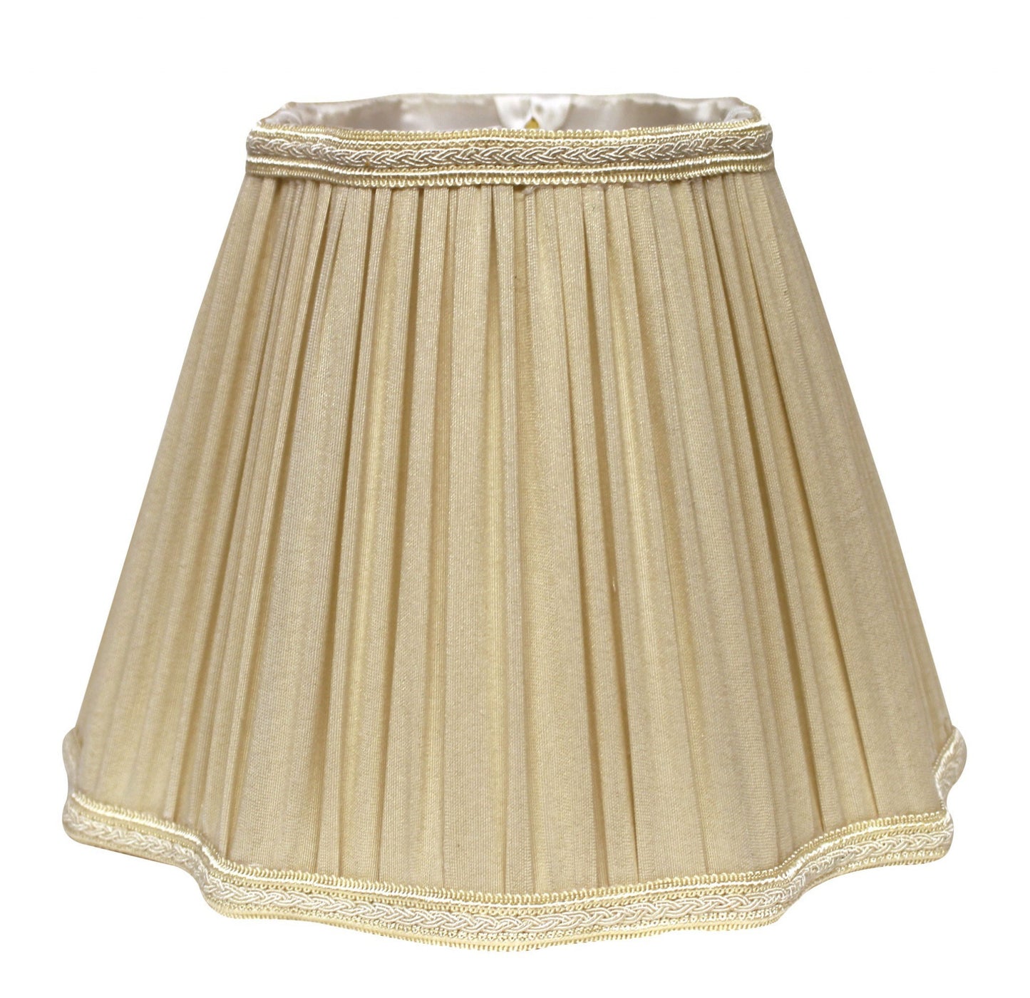 16" Pearl Grey Slanted Fancy Square Shantung Lampshade - Homeroots - Flyclothing LLC