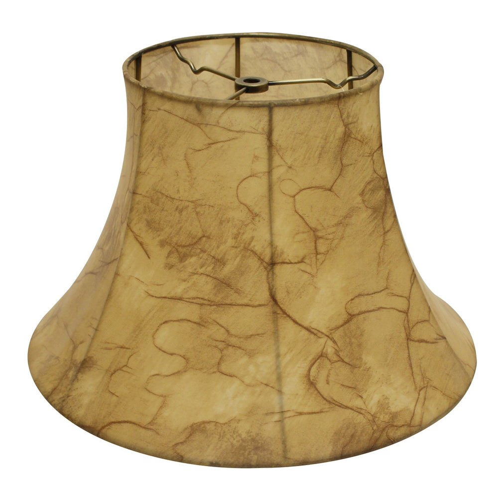 20" Antique Parchment Slanted Softback Lampshade - Homeroots