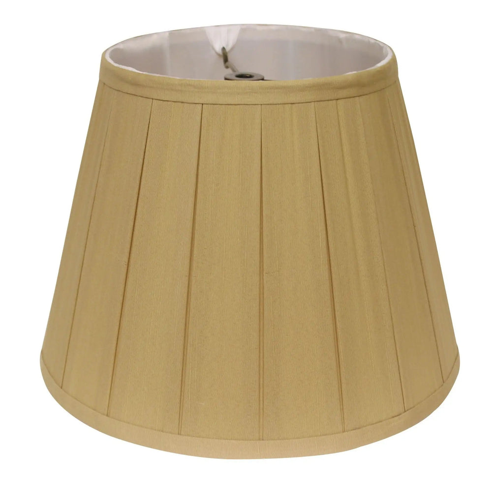 11" Primrose Slanted Crimped Box Shantung Lampshade - Homeroots