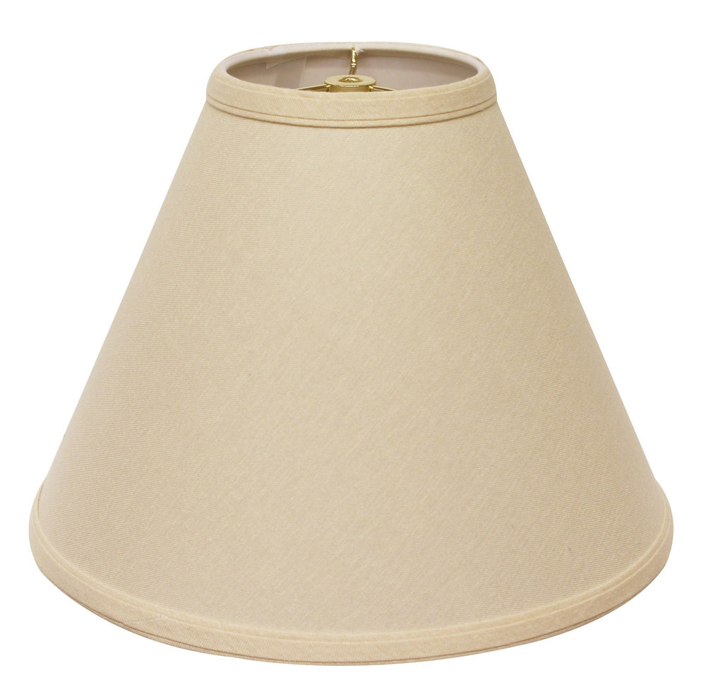 13" Parchment Biege Deep Cone Linen Lampshade - Homeroots - Flyclothing LLC