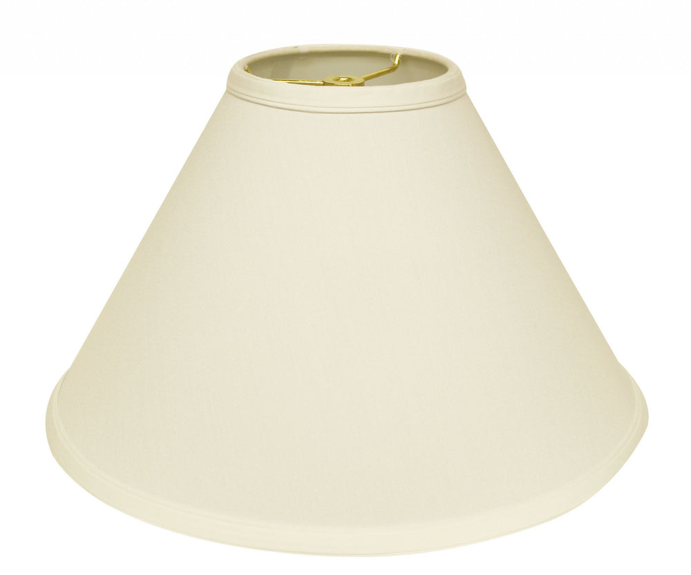 13" Ivory Deep Cone No Slub Lampshade - Homeroots
