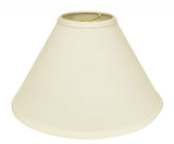 13" Ivory Deep Cone No Slub Lampshade - Homeroots
