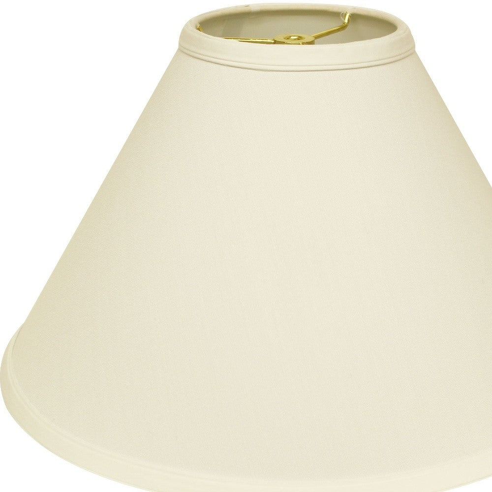 13" Ivory Deep Cone No Slub Lampshade - Homeroots - Flyclothing LLC