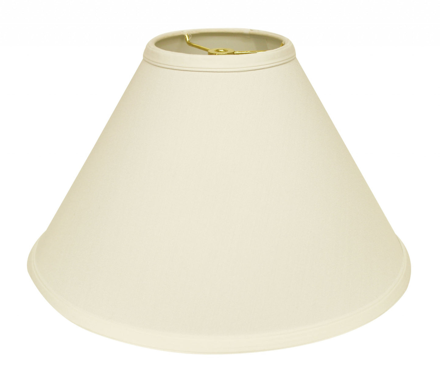 17" Ivory Deep Cone Slanted No Slub Lampshade - Homeroots - Flyclothing LLC