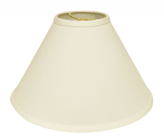 17" Ivory Deep Cone Slanted No Slub Lampshade