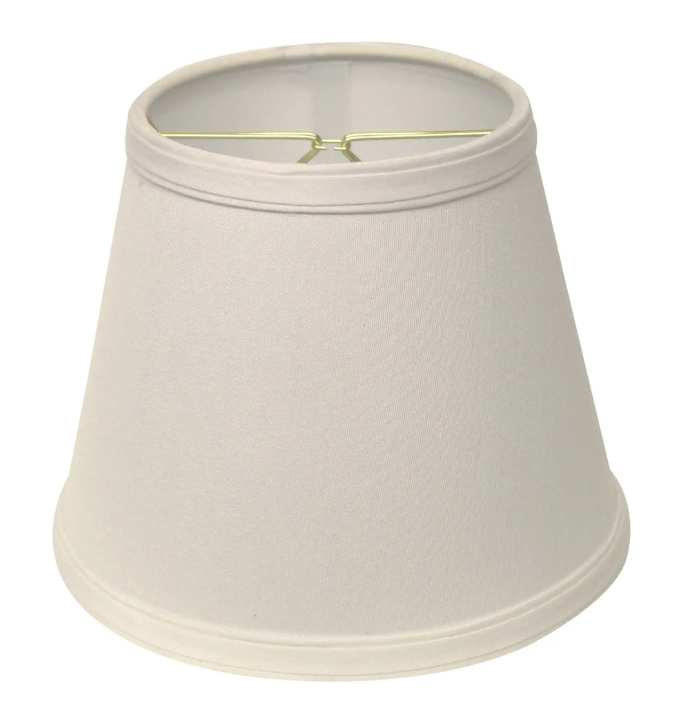 10" White Empire Hardback Slanted No Slub Lampshade - Homeroots - Flyclothing LLC