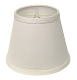 10" White Empire Hardback Slanted No Slub Lampshade - Homeroots