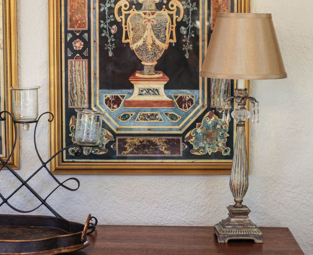 10" Pale Brown Empire Hardback Slanted No Slub Lampshade - Homeroots - Flyclothing LLC