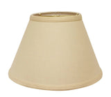 12" Parchment Beige Empire Hardback Slanted Linen Lampshade WF - Homeroots