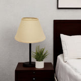 12" Parchment Beige Empire Hardback Slanted Linen Lampshade WF - Homeroots