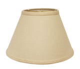 12" Parchment Biege Empire Hardback Slanted Linen Lampshade UF - Homeroots
